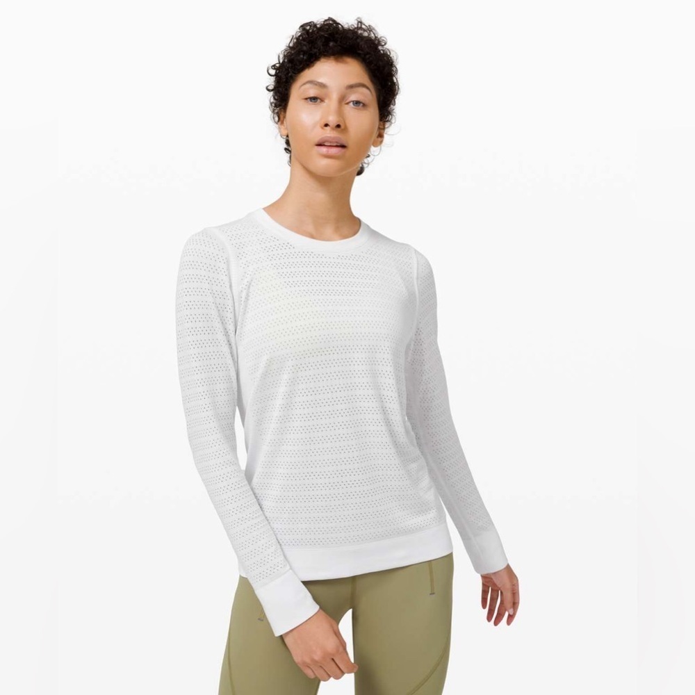 Lululemon Swiftly Breathe Long Sleeve Squad size 4